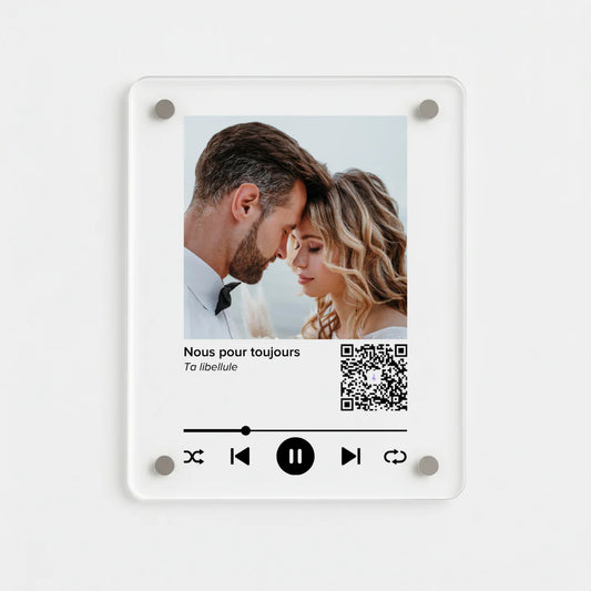 Placa QR para canción